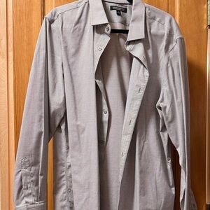 Banana Republic Gray Dress Shirt